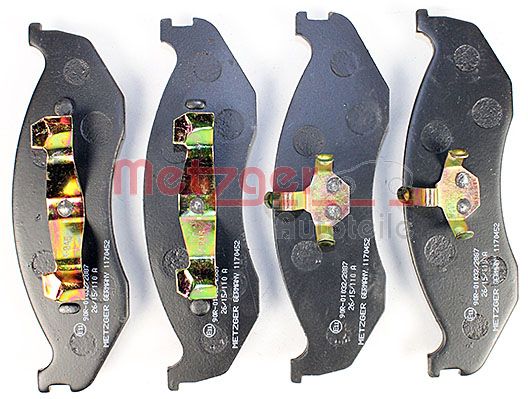 METZGER 1170452 Bremsbelagsatz, Scheibenbremse